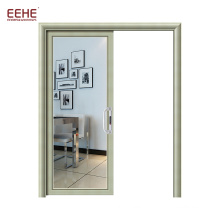 Aluminum tempered and automatic sensor glass sliding door